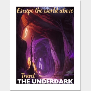 Underdark Tourism Poster - Faerun Sword Coast D&D Art Posters and Art